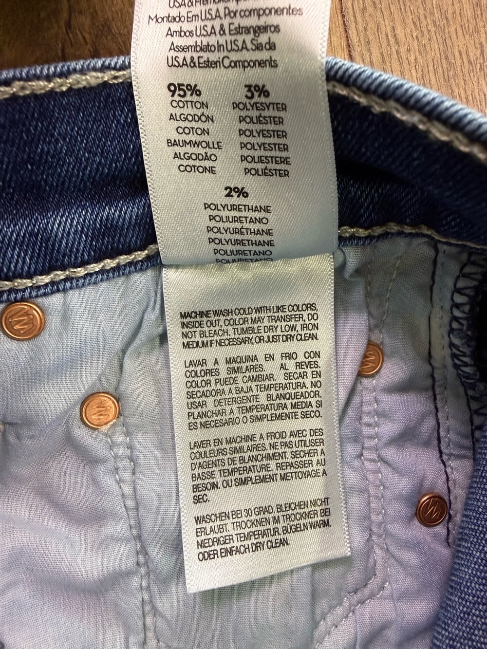 Mother Denim The Outsider Ankle Fray In Uncharted Waters Mid Rise Flare Size 24 - Picture 11 of 15